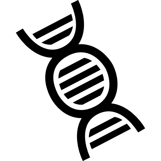 Cell shapes science dna icon