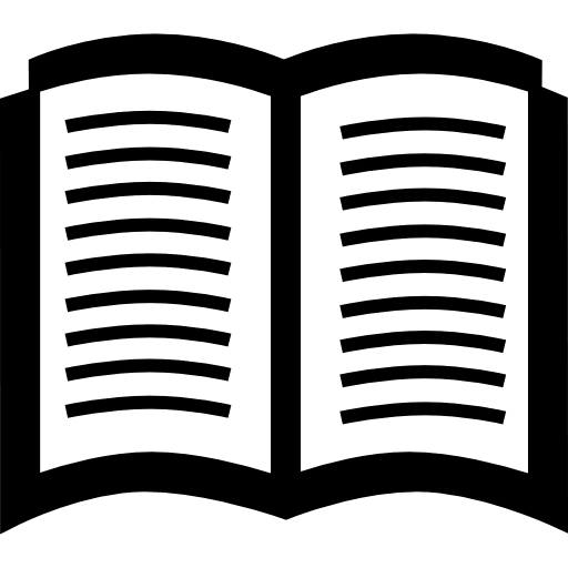 Book opened symbol opened open book icon