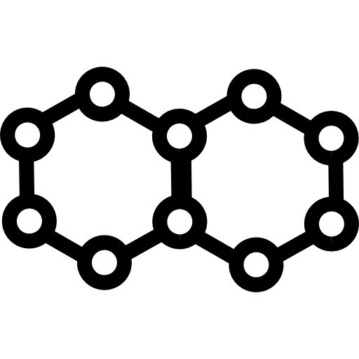 Molecule hexagonal shapes shapes shape hexagonal icon