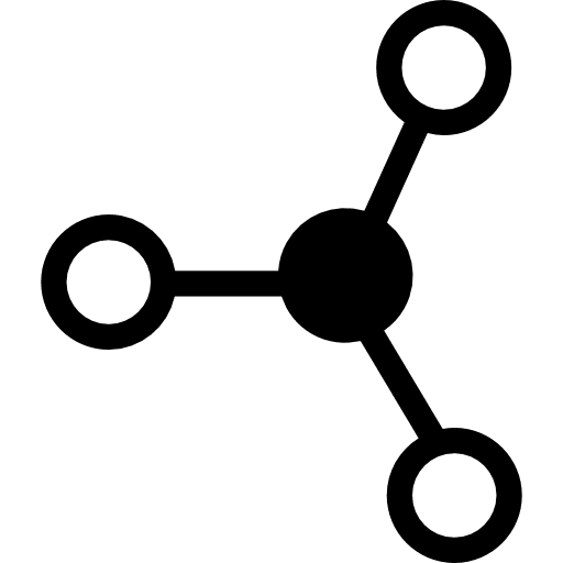 Molecule science symbol molecule symbol molecules icon