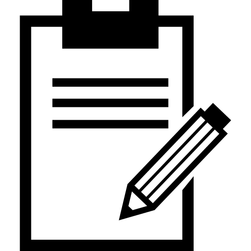 Note tools science icons sheet icon