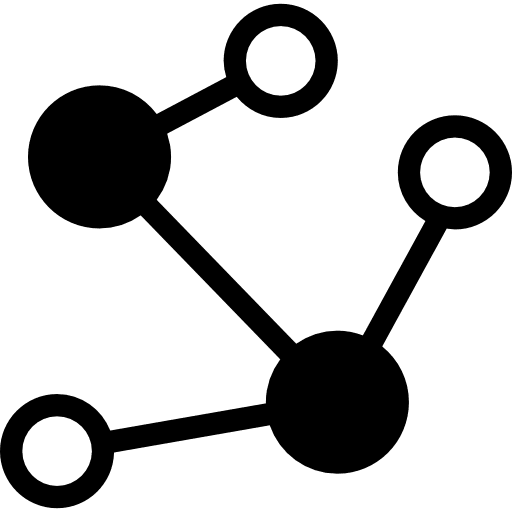 Molecule molecule molecules shape icon