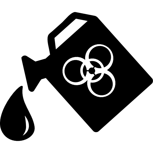 Dangerous liquid container dangerous liquid containers icon