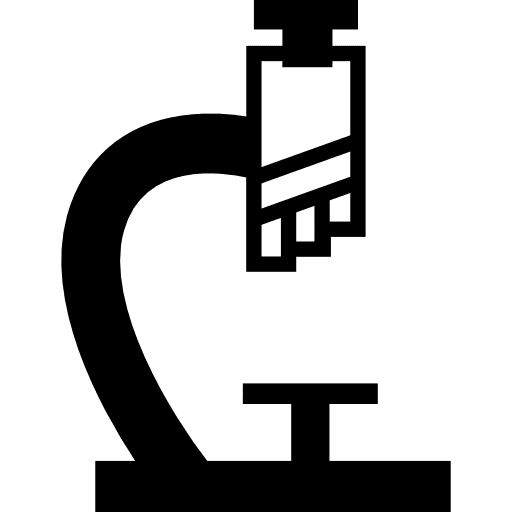 Microscope scientific tool side view side view science icons scientific icon