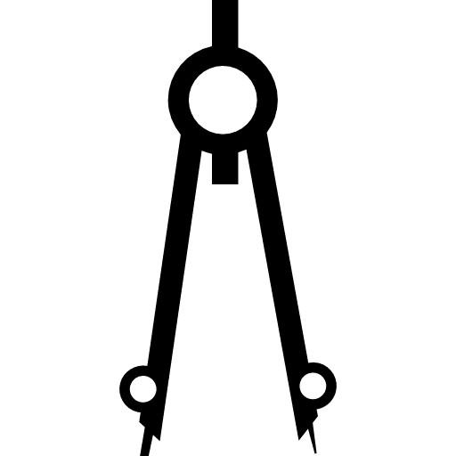 Drawing compass tool drawing tool tools and utensils icon