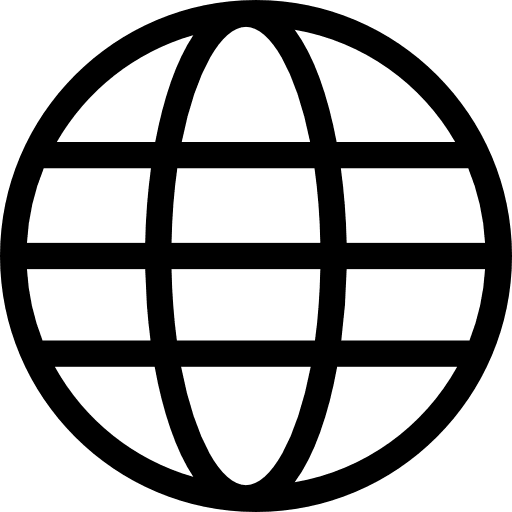 Globe grid globe network shape icon