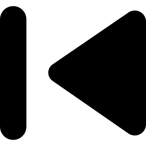 Backward track arrow backward skip icon