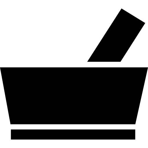 Bowl side view science icons tool icon