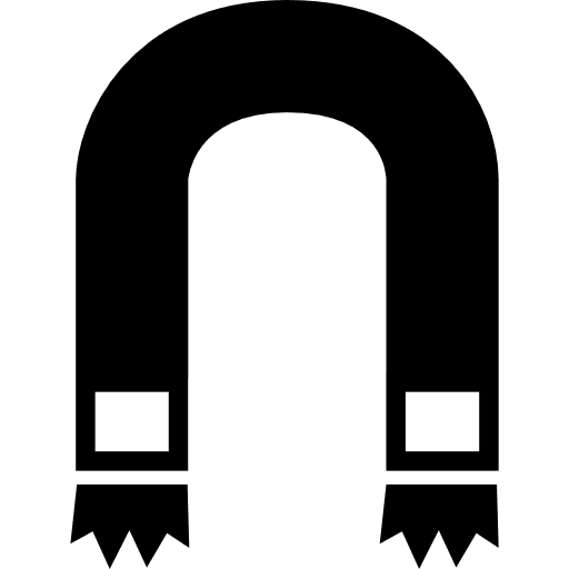 Magnet tool science icons magnet tools icon