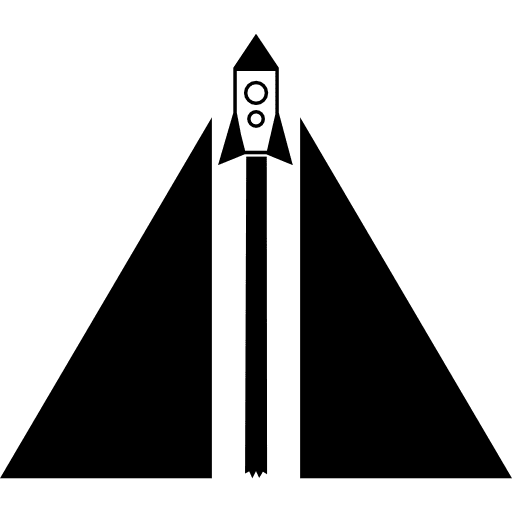 Rocket ship ships transport icon