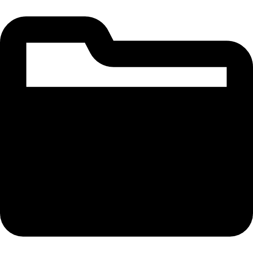 Computer folder data storage folder file storage icon