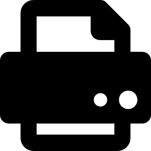 Print document documents printing archive icon