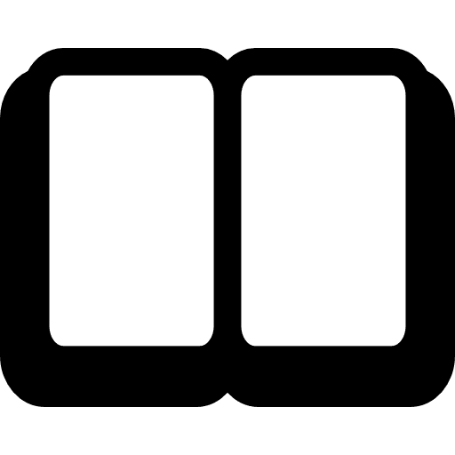 Reading an open book book pages education reading icon