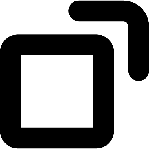 Multiple file square shapes archive icon