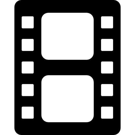 Video file multimedia player technology filming icon