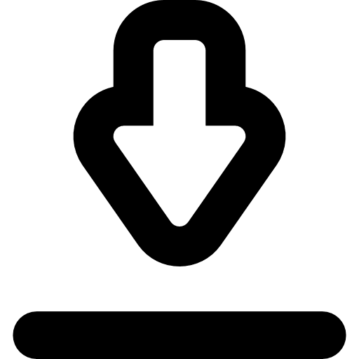 Big download arrow downloads down arrow arrows icon