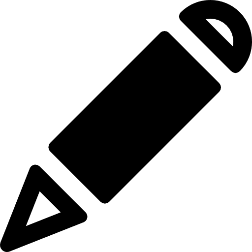 Edit pencil writing writer editing icon