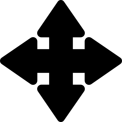 Move arrows graphic design arrows moving icon