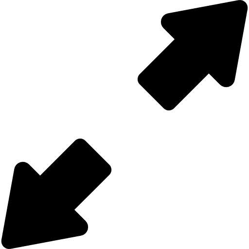 Scale arrows arrows full screen multimedia option icon