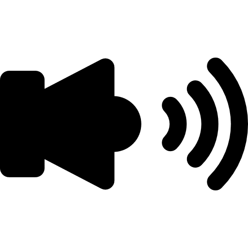 Speakers volume technology audio speaker icon