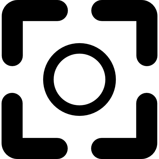 Focus button graphic design square graphic tool icon