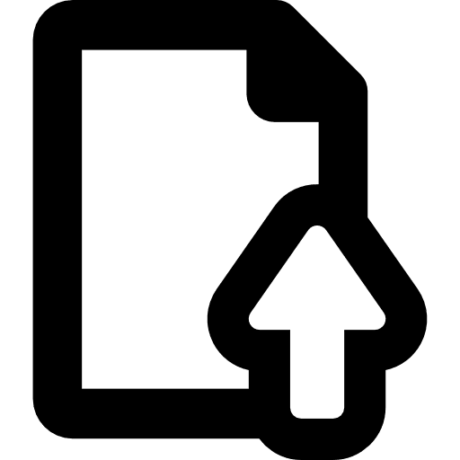 Upload file archive uploading arrows icon