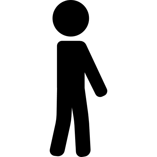 Walking man exercise pedestrians people icon