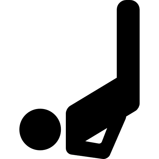 Man exercising back and legs gym exercise exercises icon