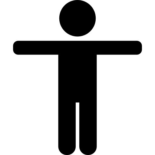 Exercising man exercises exercise people icon