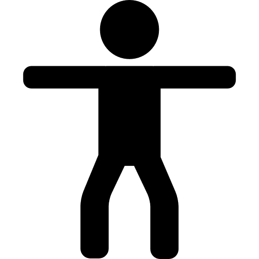 Man exercising exercising exercises physical activity icon