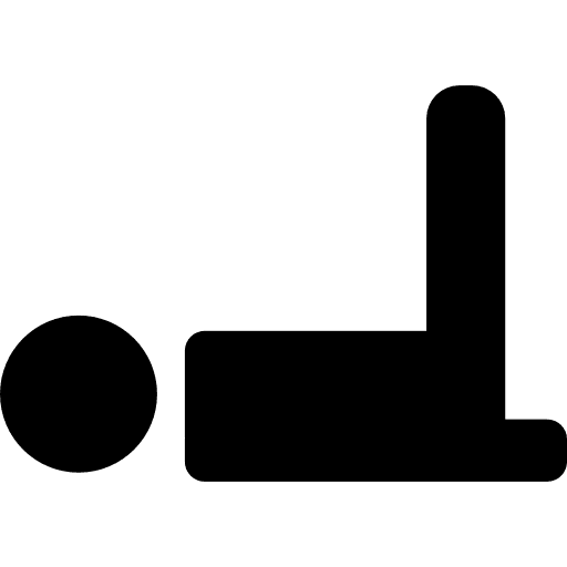 Man exercising on the floor gymnast people gymnasts icon