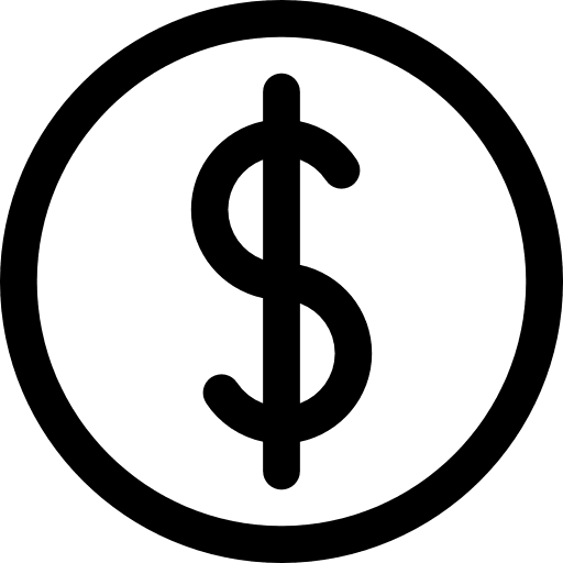 Coin business commerce dollar symbol icon