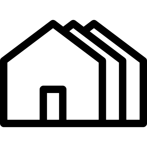 Houses empire state building buildings home icon