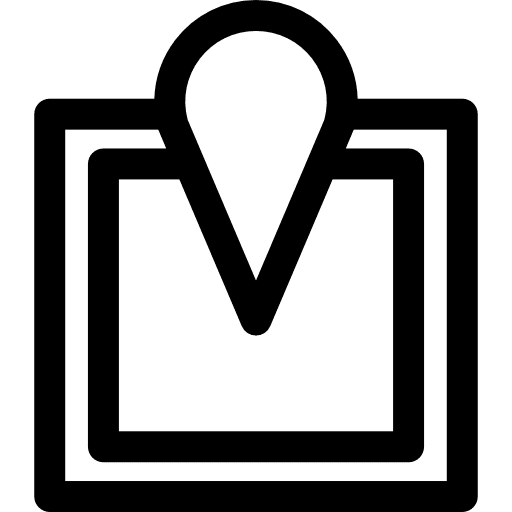 Location map position signs location icon