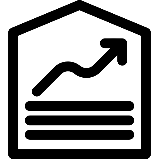 Amount amount line graph business icon Amount amount line graph business icon