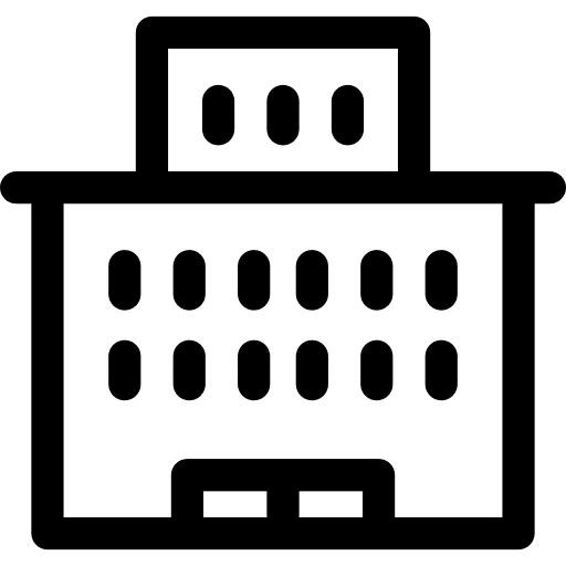 Flat real estate urban buildings icon Flat real estate urban buildings icon