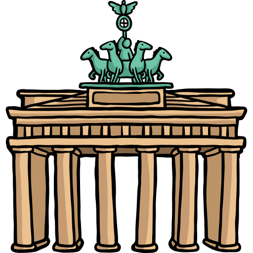 Brandenburg gate monuments germany europe icon