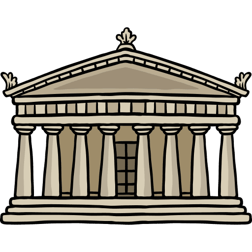 Parthenon athens patrimony landmark icon
