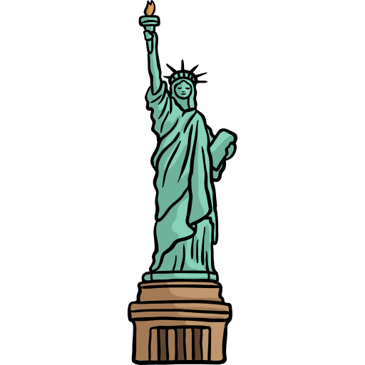 Statue of liberty new york america landmark icon