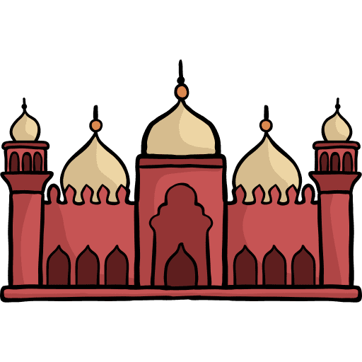 Badshahi mosque architectonic monuments islam icon