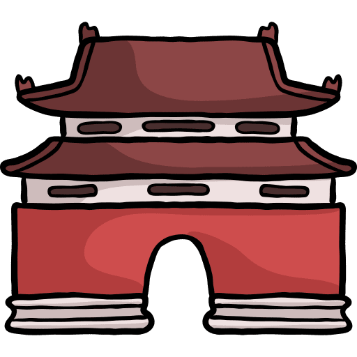 Ming dynasty tombs asia china landmark icon