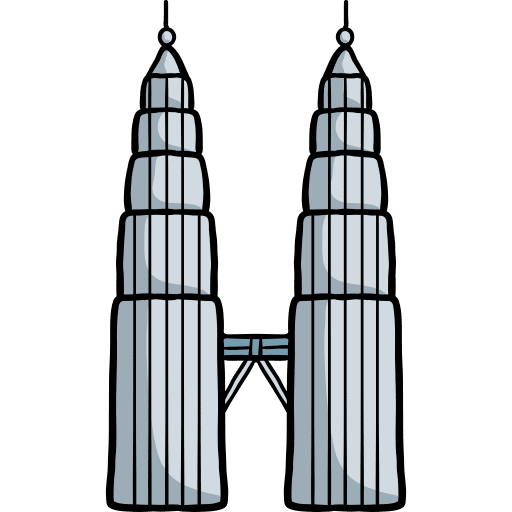 Petronas twin tower architectonic landmark engineering icon