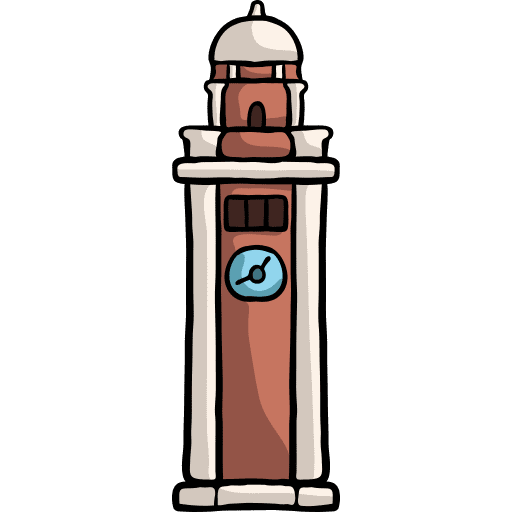 Clock tower clock tower monuments architectonic icon