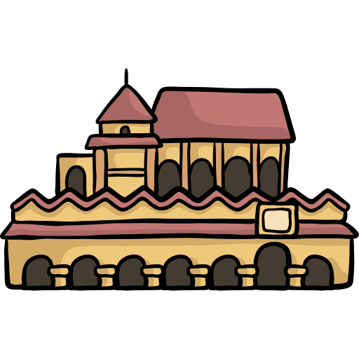 Mosque of cordoba monument catholic building icon