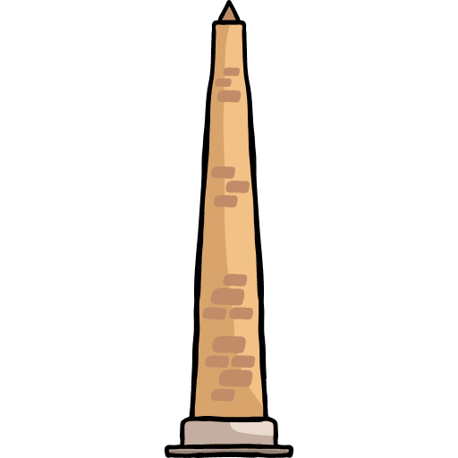 Walled obelisk monument monuments landmark icon