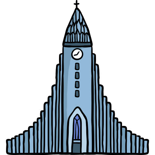 Hallgrimskirkja europe lutheran hallgrimskirkja icon