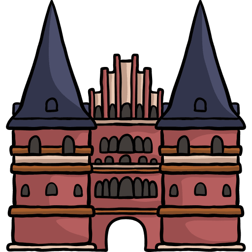 Holstentor lübeck holstentor building icon