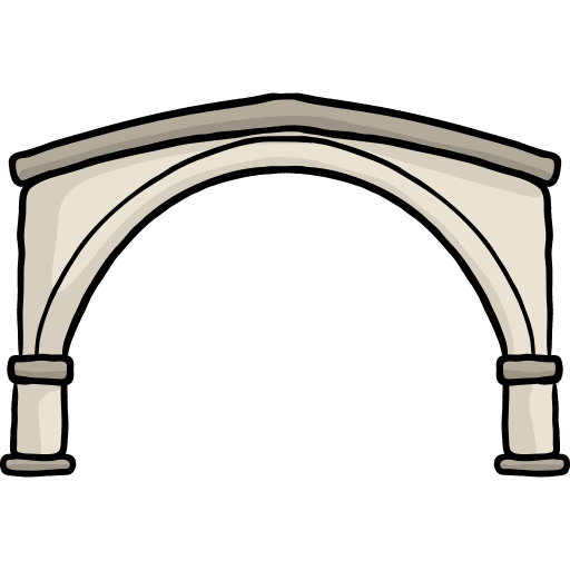 Stari most landmark building bosnia icon