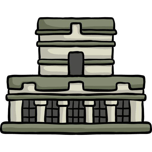 Temple of the frescoes temple of the frescoes architectonic mexico icon