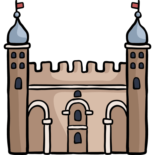 Tower of london building architectonic england icon